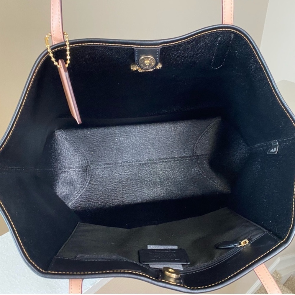 NWOT Coach City Tote Bag In Signature Canvas With Vintage Mini Rose Print - Picture 5 of 7